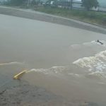 Ponte do Bananal, entre Vale Real e Feliz, voltou a ficar submersa