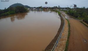 Em Montenegro o rio está quase estabilizando