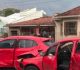Acidente envolveu dois automóveis - Crédito: Reprodução