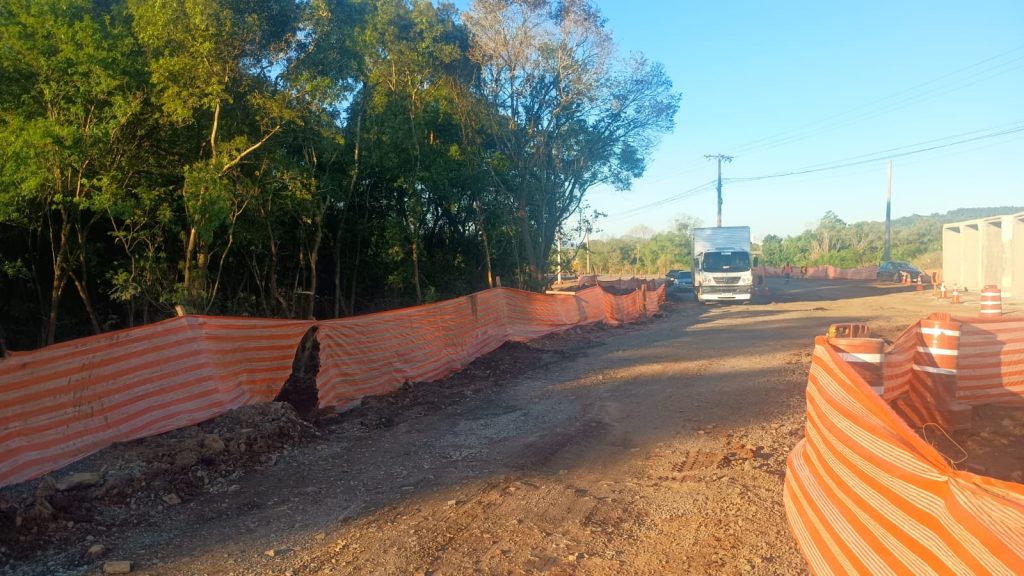 Galerias foram colocadas e tráfego liberado