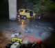 Motorista e passageira do carro ficaram feridos - Crédito: Bombeiros de Bom Princípio