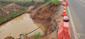 Se o tempo permitir, estruturas devem ser colocadas sob a ERS-124 na próxima semana em um terceiro local