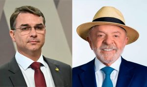 Flávio Bolsonaro e Lula disputam a eleição para presidente - (Foto: Agência Brasil