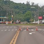 Obras ocorrem junto da rótula